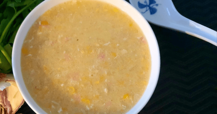 Chinese Style Chicken & Corn Soup
